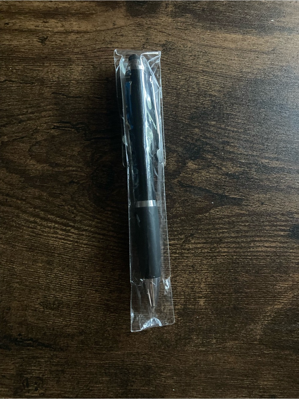 Black Capacitive Stylus & Ballpoint Pen - Multi-Function Touchscreen Pen